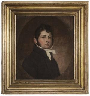 Appraisal: American School th century Portrait of a Gentleman thought to