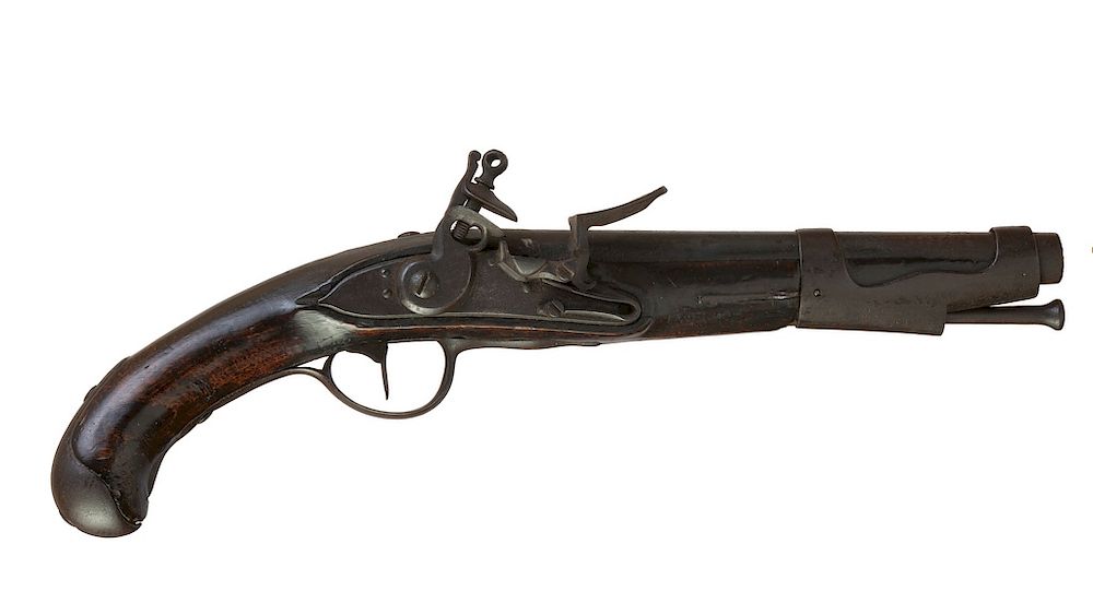 Appraisal: A FRENCH MODEL PISTOL PISTOLET M REVOLUTIONAIRE Round plain smoothbore