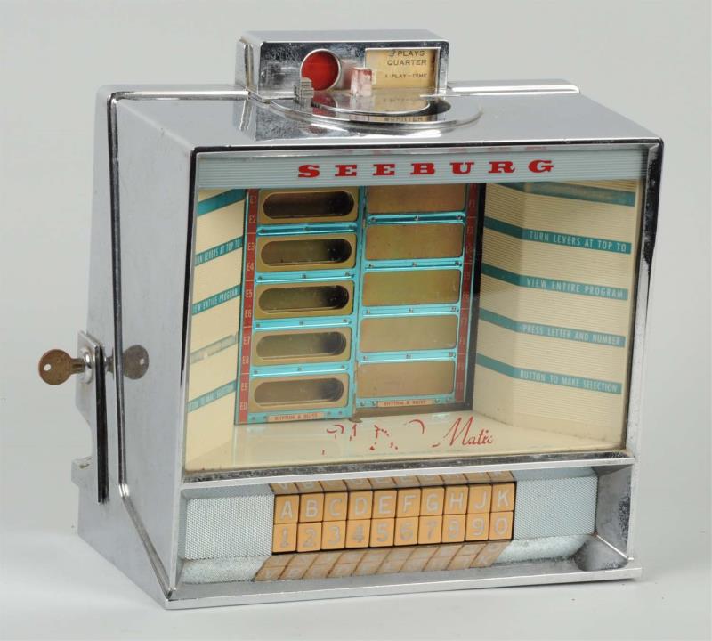 Appraisal: Seeburg Model W Wall-O-Matic Juke Box Nice condition Minor oxidation