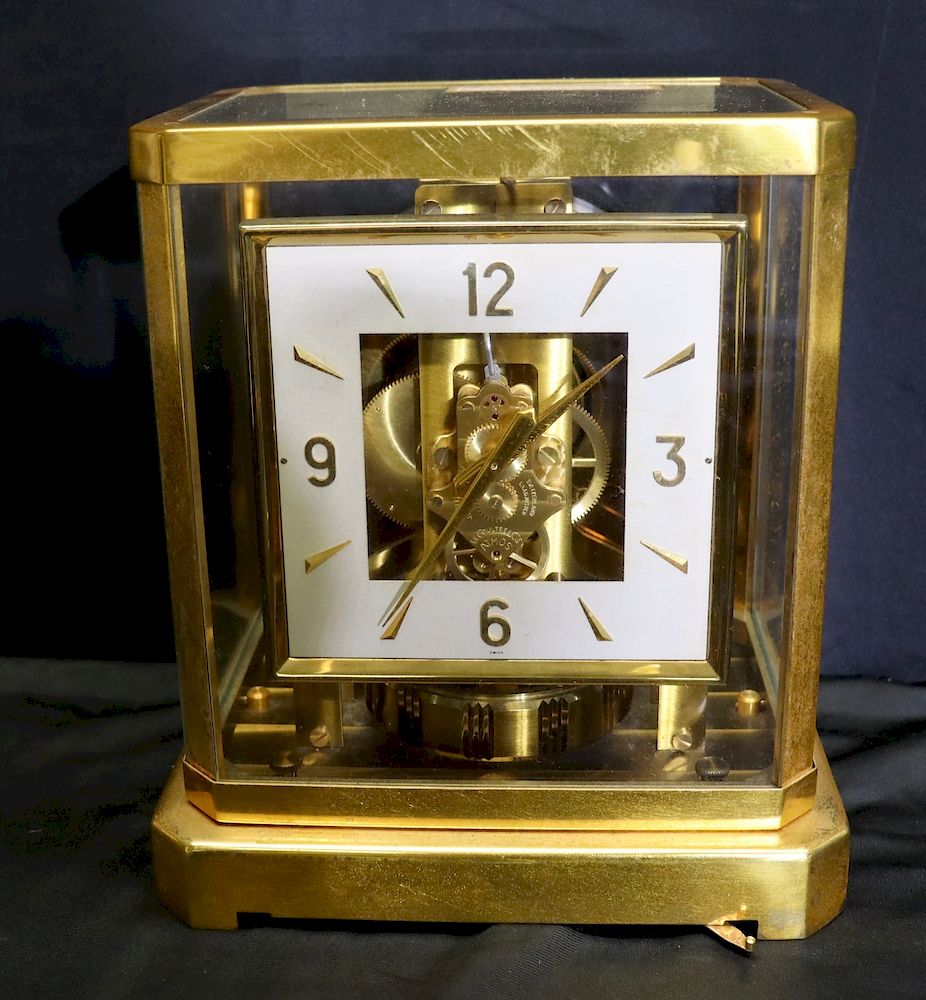 Appraisal: Jaegar Lecoultre Atmos Clock In Original Box Nice original clock