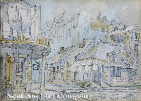 Appraisal: Robert Hopkin American - Dauphine Street French Quarter New Orleans