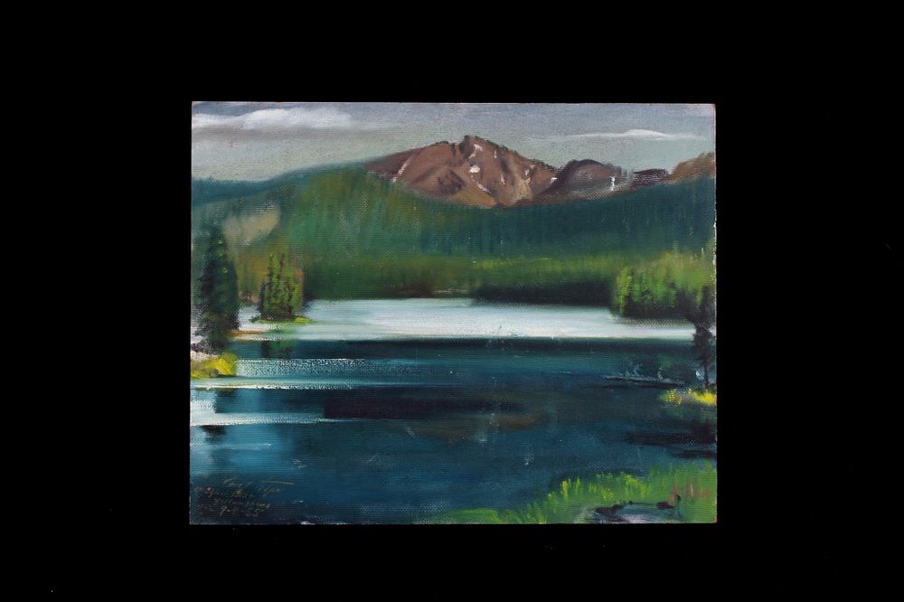 Appraisal: Original Carl Tolpo Sylvan Lake Oil Painting Included in this