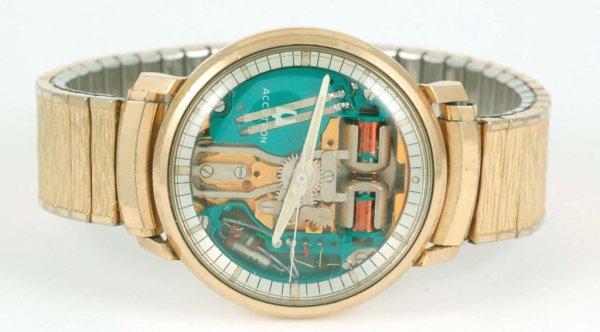 Appraisal: Bulova Accutron Spaceview wristwatch K goldfilled bezel and stainless steel