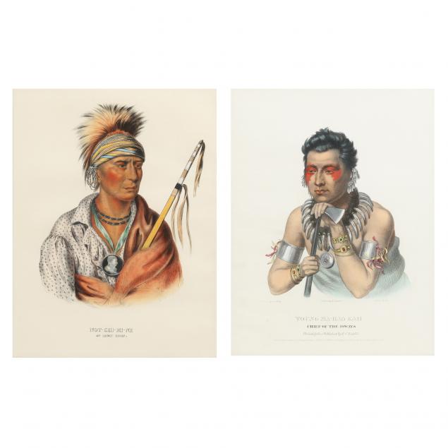 Appraisal: MCKENNEY AND HALL TH CENTURY YOUNG MA-HAS-KAH CHIEF OF THE