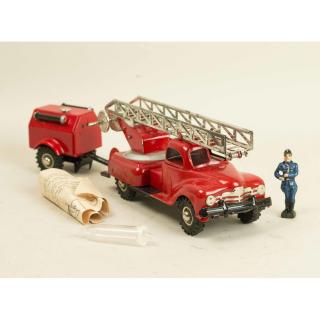 Appraisal: Gama Fire Truck in Original Box Gama Fire Truck in