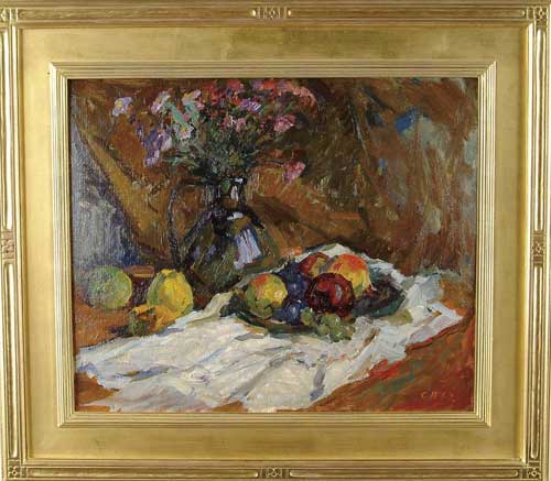 Appraisal: STANISLAV VASILEVICH PETRASHEVSKI Russian - STILL LIFE WITH FLOWERS AND