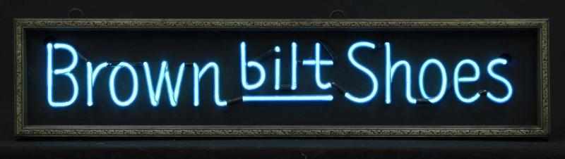 Appraisal: Brown Bilt Shoes Can Neon Sign Description s St Louis