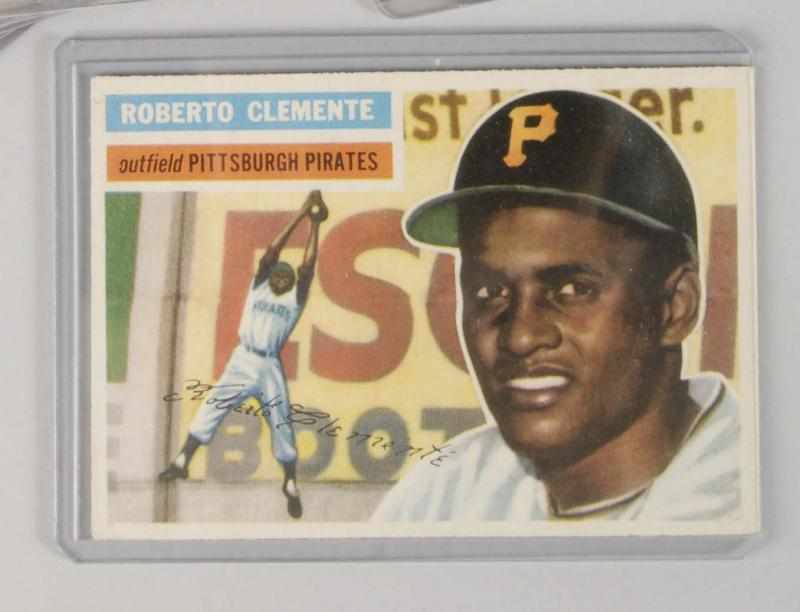 Appraisal: Topps Roberto Clemente Baseball Card Description No Second year card