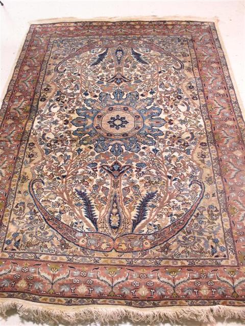 Appraisal: TABRIZ RUG h w in