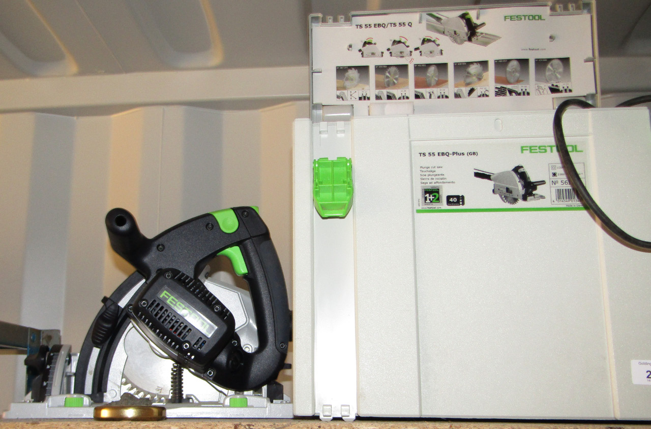 Appraisal: A Festool TS- EBQ-Plus w Plunge Cut Saw with instructions