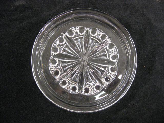 Appraisal: Baccarat Crystal Wine Coaster signed diameter excellent