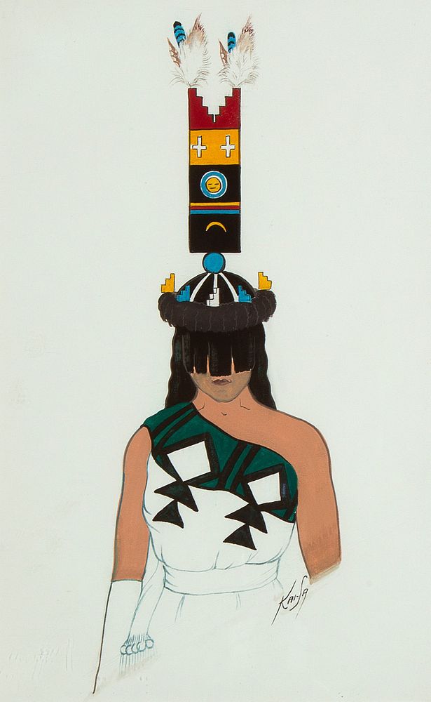 Appraisal: Percy Sandy Kai-Sa Zuni Corn Maiden Percy Sandy Kai-Sa Zuni