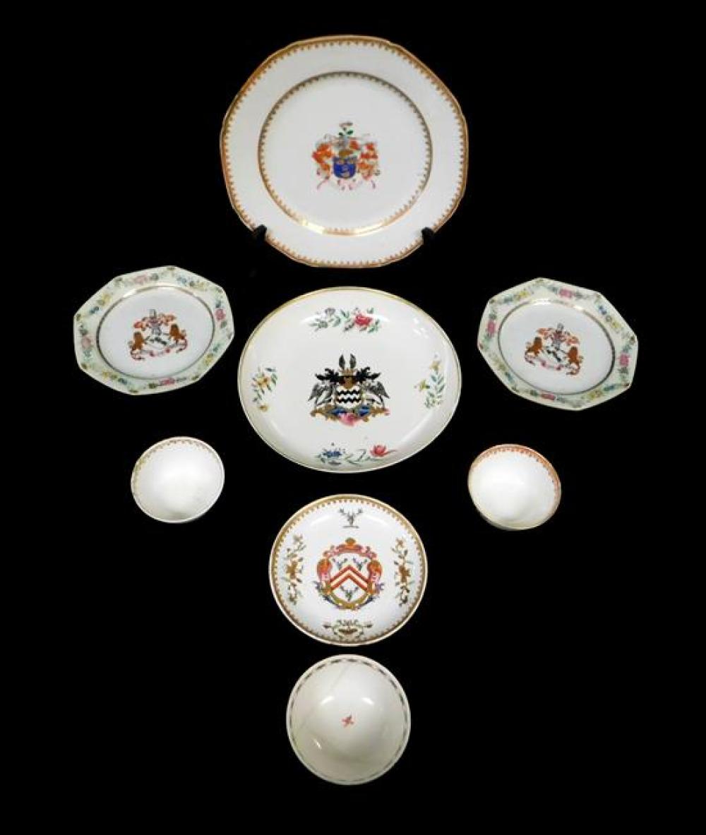 Appraisal: ASIAN Chinese Export Armorial porcelain c - Yung Cheng Qianlong