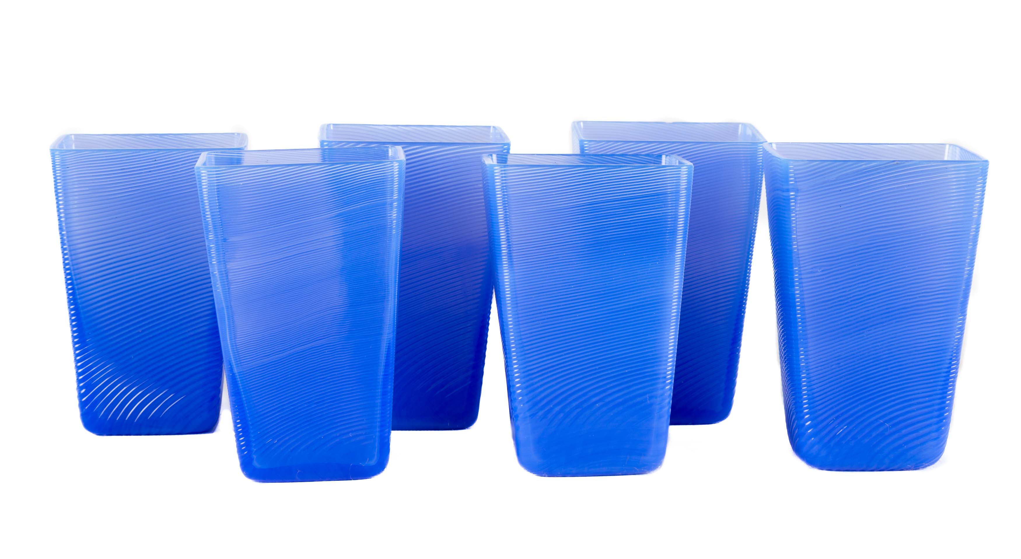 Appraisal: VENETIAN GLASS TUMBLERS Venetian Glass Tumblers