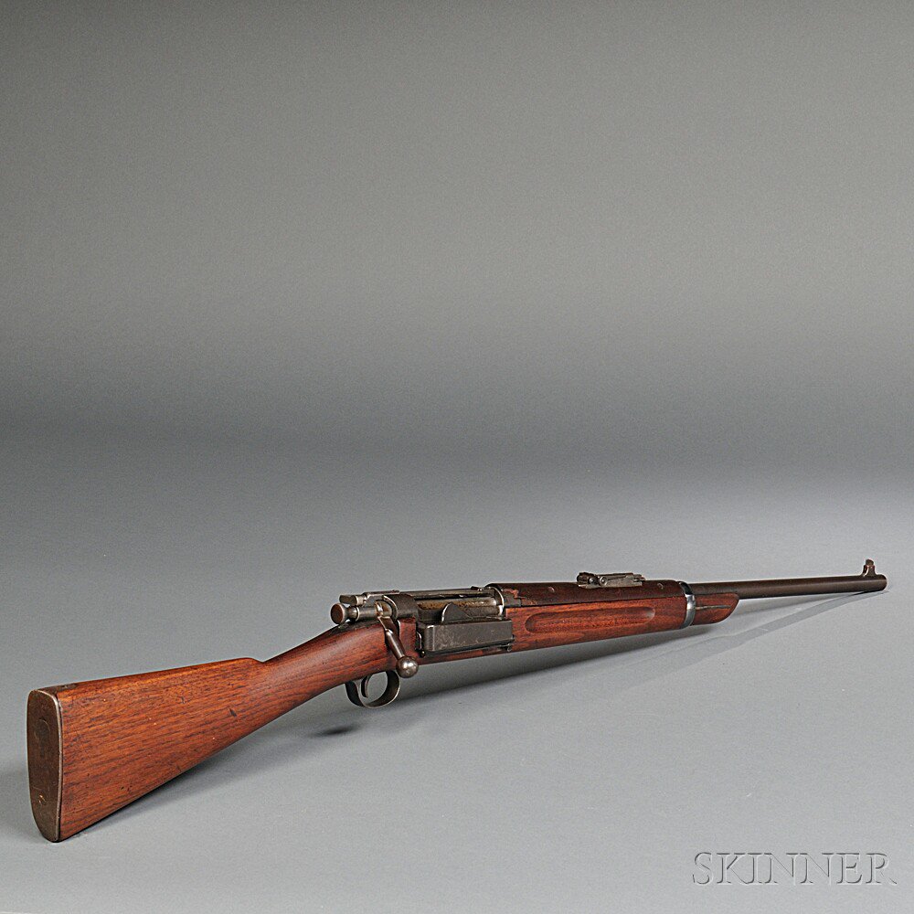 Appraisal: Model Krag Carbine c serial number walnut stock receiver marked