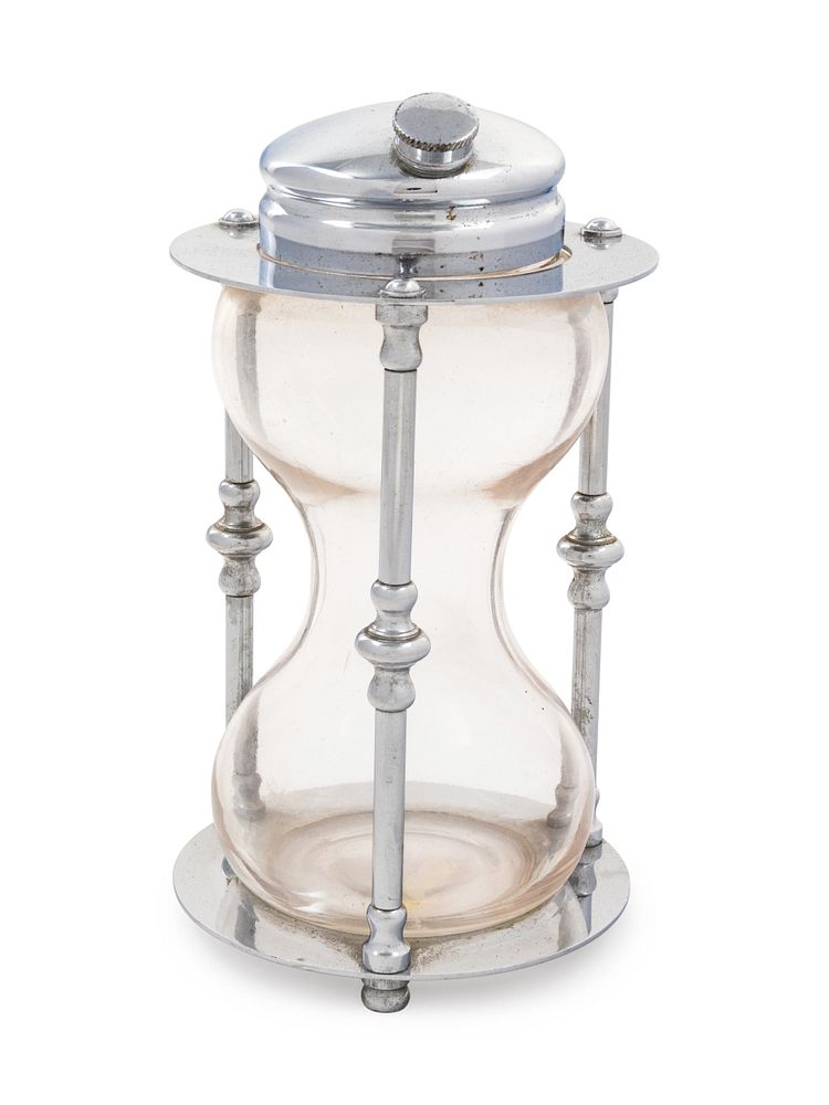 Appraisal: A Maxwell Phillip Co 'Hourglass' Cocktail Shaker A Maxwell Phillip