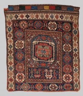 Appraisal: SOUMAC BAG FACE SOUMAC BAG FACE Caucasus late th century