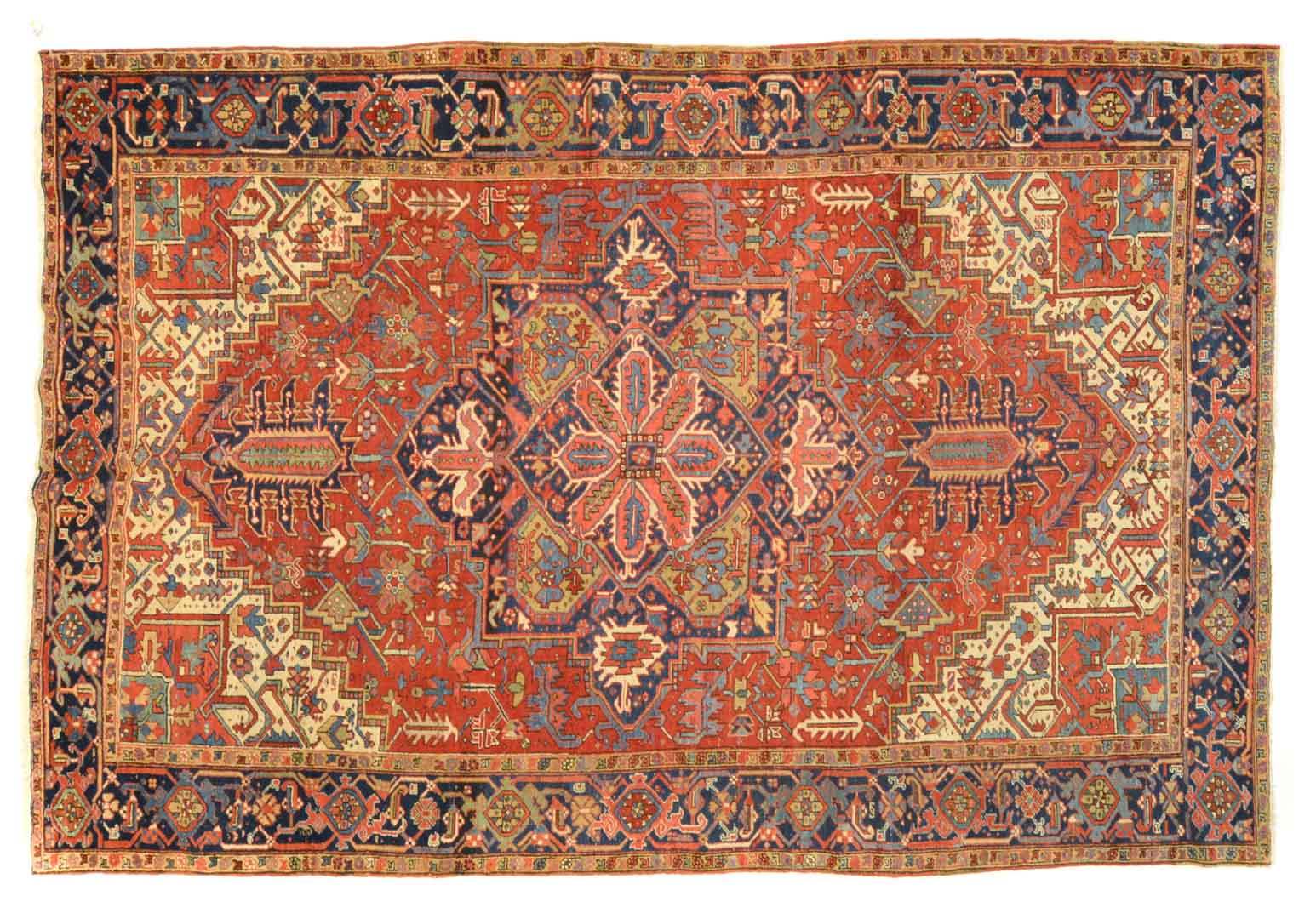 Appraisal: Antique Herez carpet approx x Persia circa Condition Excellent condition