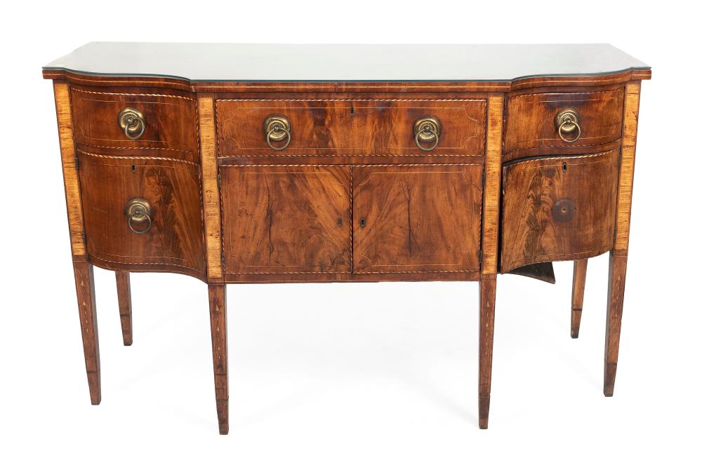 Appraisal: FEDERAL SIDEBOARD NEW HAMPSHIRE CIRCA HEIGHT WIDTH DEPTH FEDERAL SIDEBOARD