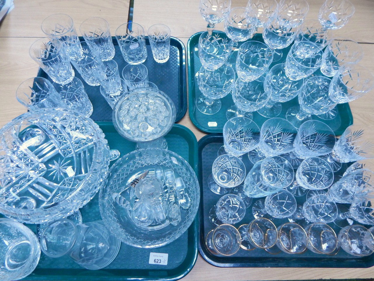 Appraisal: Various crystal and other glassware to include a heavy cut