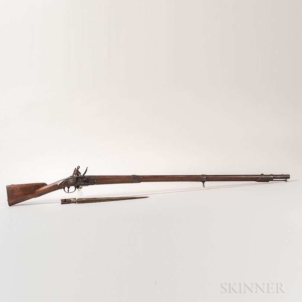 Appraisal: U S Model Musket and Bayonet U S Model Musket