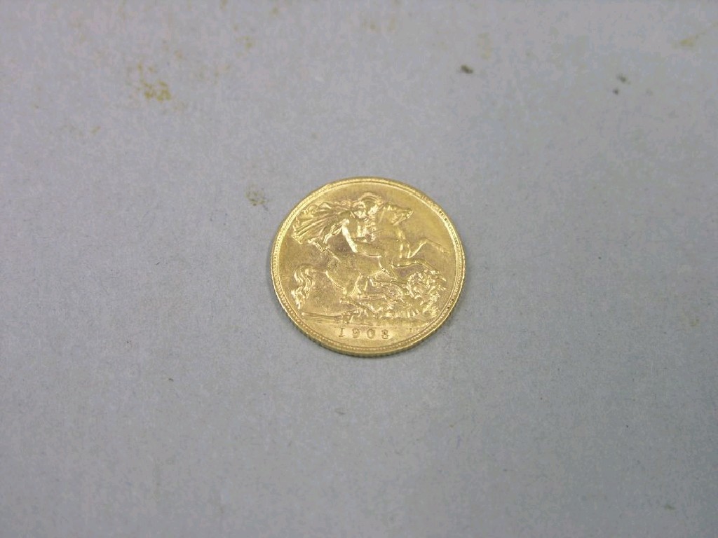 Appraisal: A gold half-sovereign