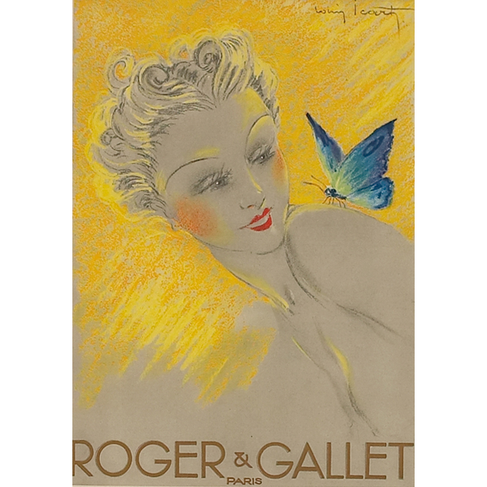 Appraisal: Louis Icart French - ''Rogers and Gallet '' c vintage