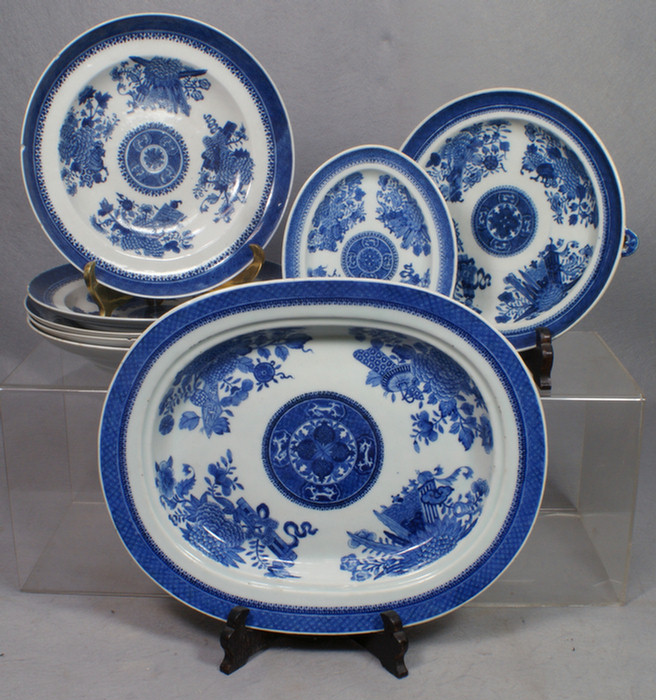 Appraisal: Chinese export porcelain Fitzhugh assorted lot of pieces to include