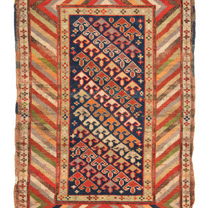 Appraisal: A Caucasian Wool Rug First Half th Century feet x