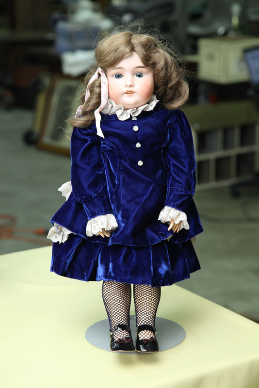 Appraisal: BORGFELDT PRINCESS DOLL Bisque head sleep eyes open mouth with