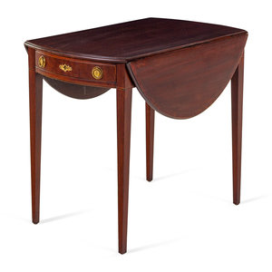 Appraisal: A George III Mahogany Pembroke Table Late th Century Height