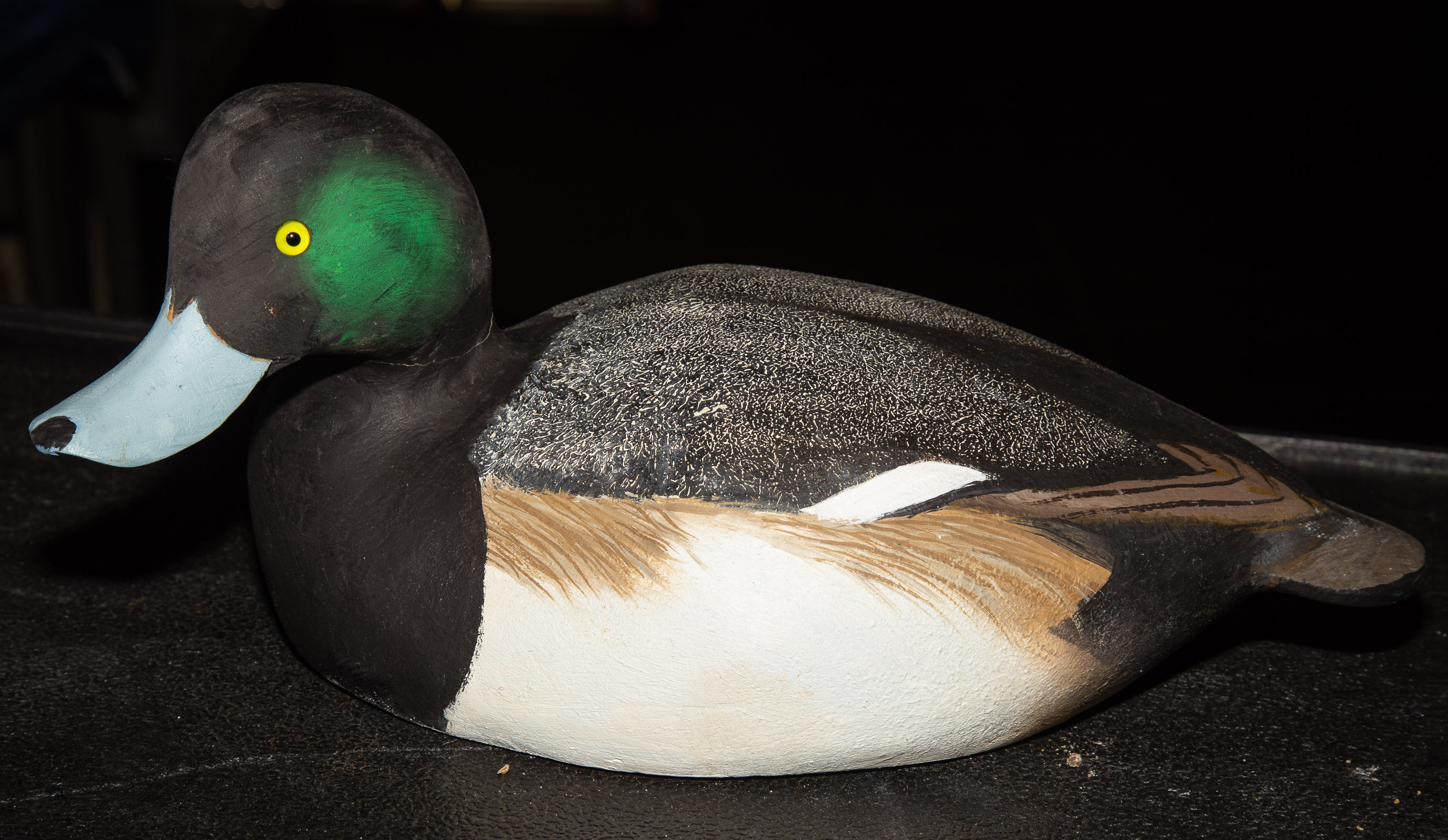 Appraisal: WARD BROTHERS CARVED PAINTED SCAUP DRAKE Signed by Lem and