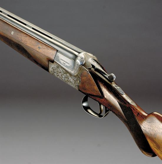 Appraisal: Merkel Superposed model E -bore sporting gun SN built barrels