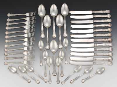 Appraisal: A Group of R Wallace Sons Silver Flatware In the