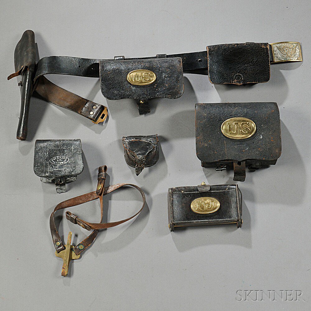 Appraisal: Group of Civil War-era Accoutrements c mid to late th