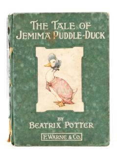 Appraisal: st Ed Beatrix Potter Tale of Jemima Puddle Beatrix Potter