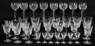 Appraisal: lot of Waterford Lismore stemware group lot of Waterford Lismore