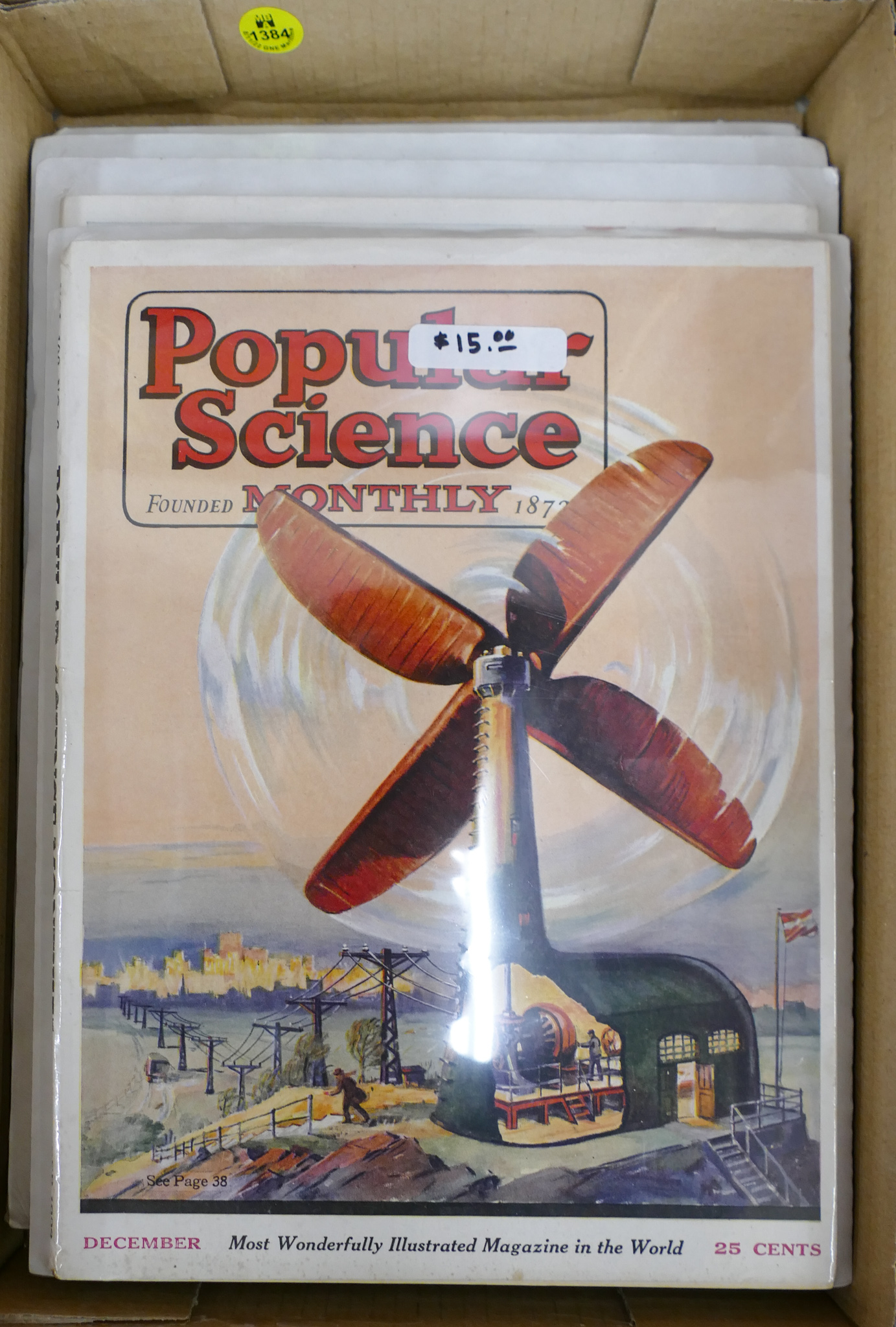 Appraisal: Box Popular Science Magazines