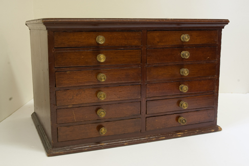 Appraisal: VICTORIAN DRAWER SPECIMEN CABINET