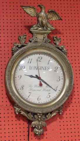 Appraisal: Longines Advertising Clock In the form of an American Sheraton