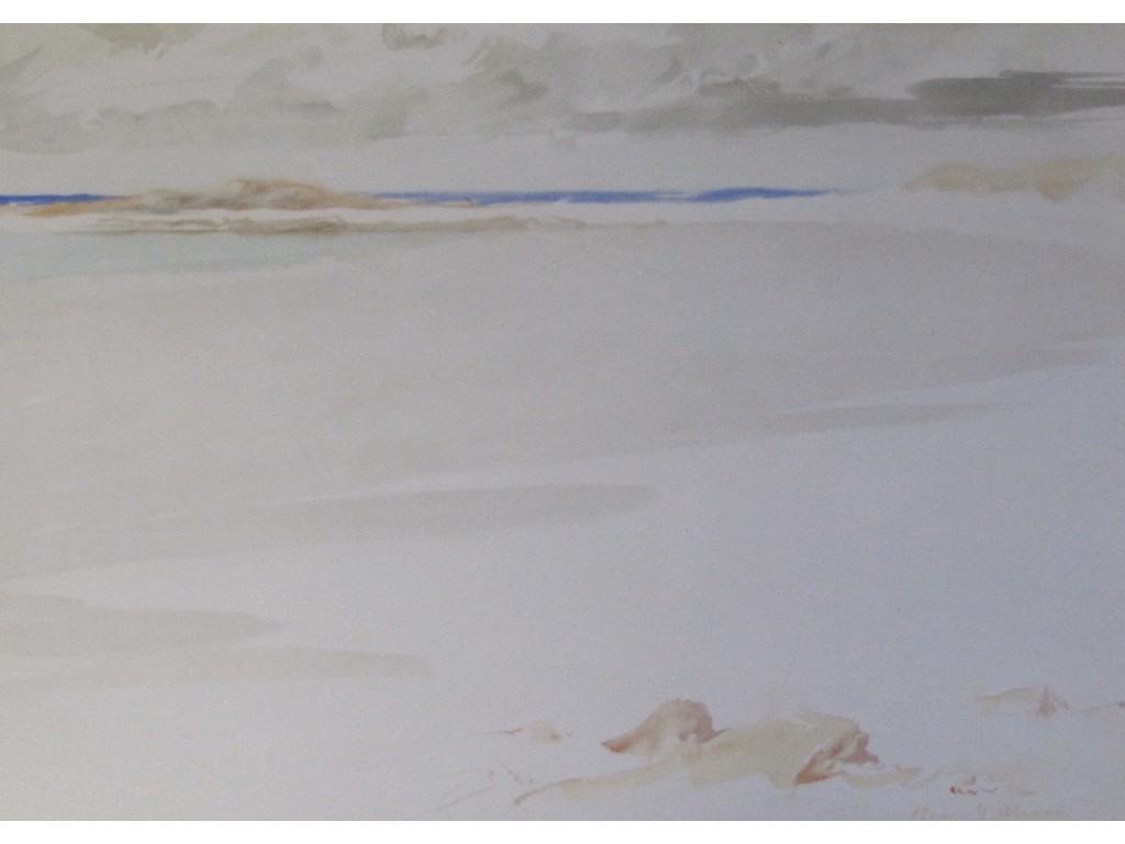 Appraisal: HENRY YOUNG ALISON - Watercolour 'Silver Sands' signed recto and