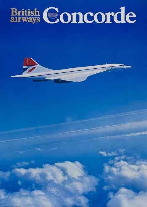 Appraisal: ANONYMOUS BRITISH AIRWAYS Concorde offset cond A- printed by Cripplegate