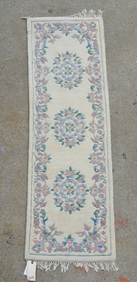 Appraisal: French Style Runner th c Length Width