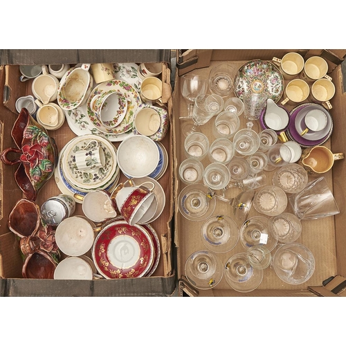 Appraisal: Miscellaneous ceramics and glass to include a pair of th