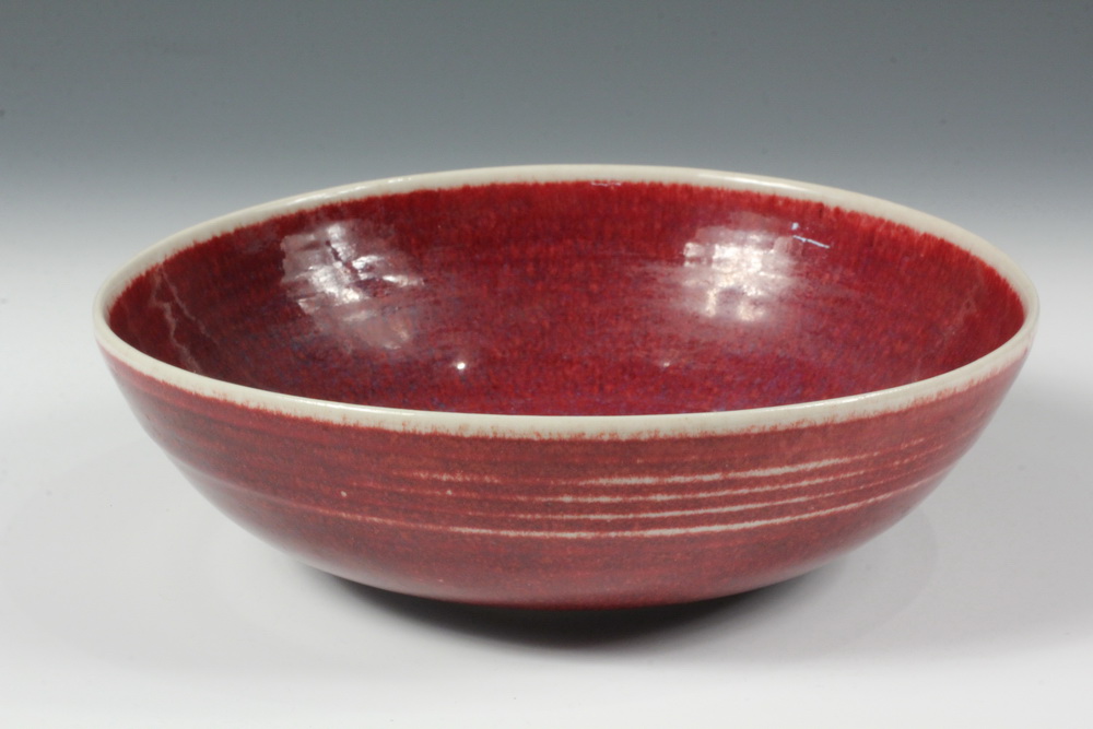 Appraisal: BROTHER THOMAS ART POTTERY - Low Ceramic Bowl by Brother