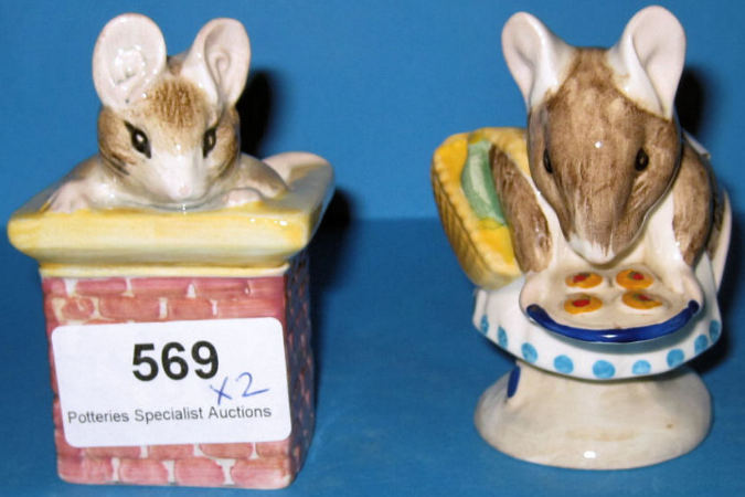 Appraisal: Beswick Beatrix Potter Figures Tom Thumb And Apperly Dapperly Both