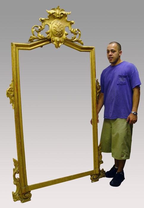 Appraisal: GOLD GILT MIRROR Approx '' x '' '' x ''