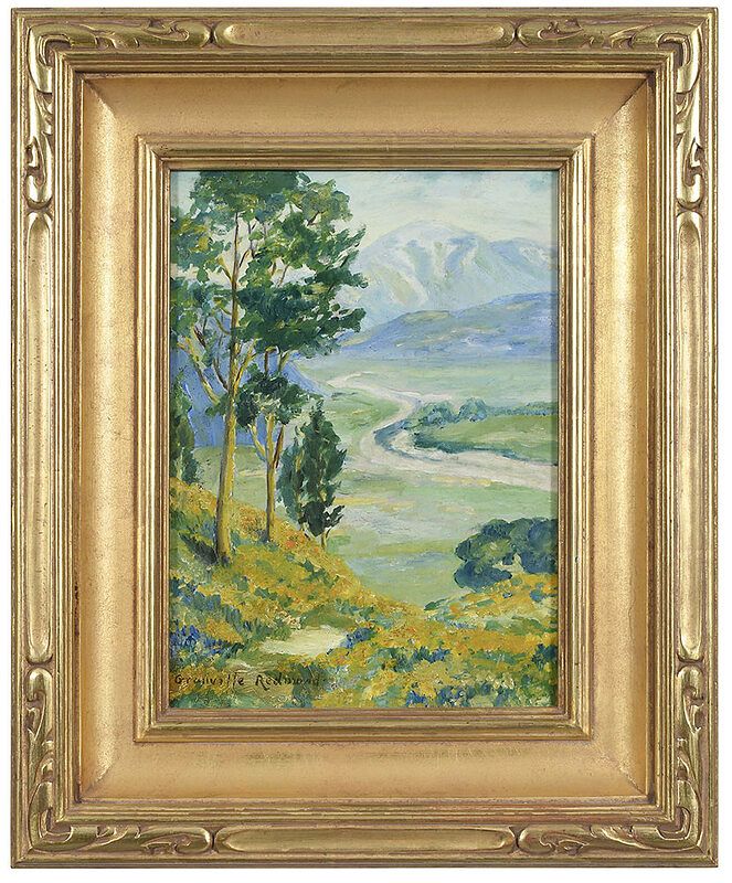 Appraisal: Granville Redmond California - California Wildflowers signed lower left Granville