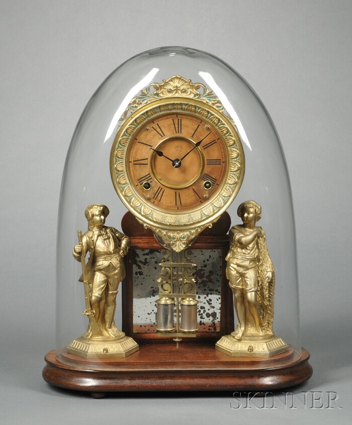 Appraisal: Ansonia Crystal Palace No Extra Mantel Clock Ansonia Clock Company