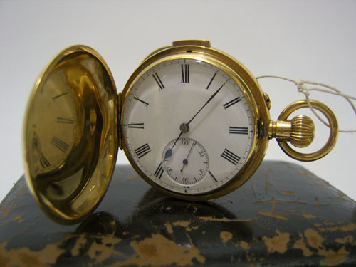 Appraisal: K gold pocket watch signed Sir John Bennett Ltd Makers